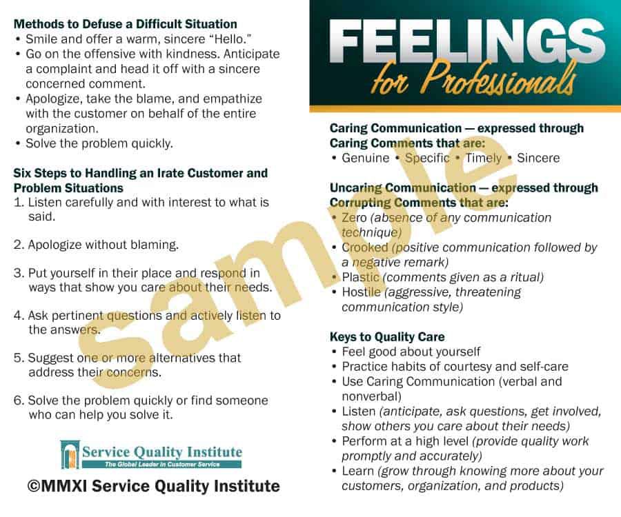 FEELINGS for PROFESSIONALS